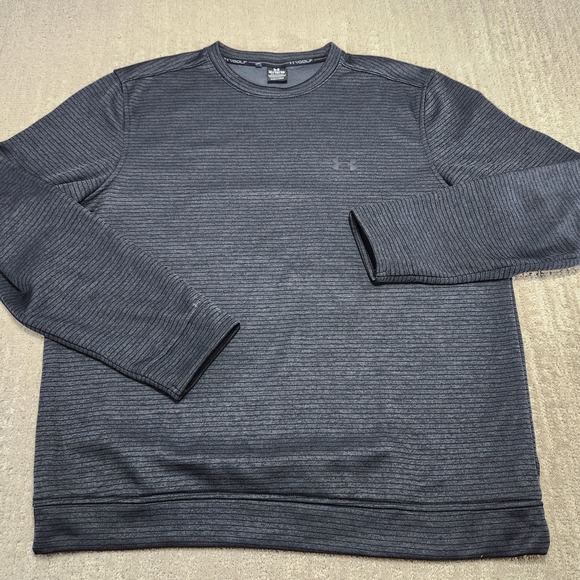 Under Armour Golf Sweatshirt Men XL Storm Fleece Crewneck Water Resistant Wickin - Picture 3 of 11